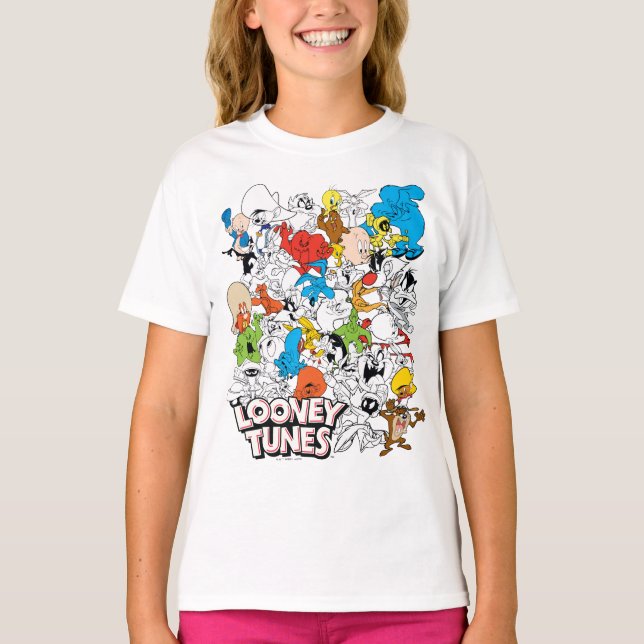Camiseta LOONEY TUNES™ Color Pop Pattern (Anverso)