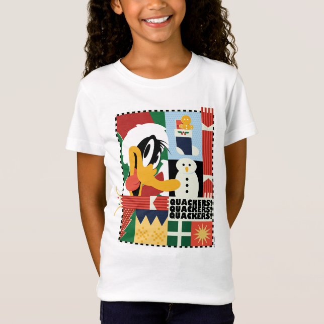 Camiseta LOONEY TUNES™ DAFFY DUCK™ Holiday Quackers (Anverso)