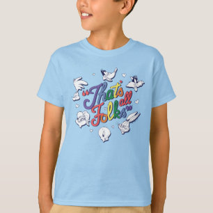 Camiseta LOONEY TUNES™ - ¡Eso es todo, amigos! Insignia de