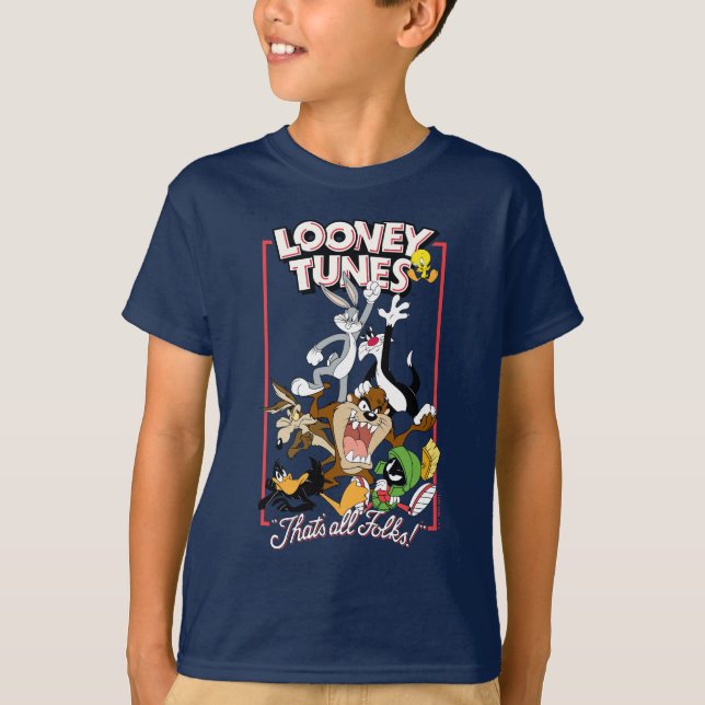 CAMISETA LOONEY TUNES™ "ESO ES TODO GRUPO!™" (Anverso)