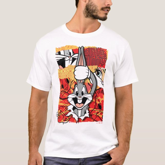 Camiseta LOONEY TUNES™ | Gráfico emergente BUGS BUNNY™ (Anverso)