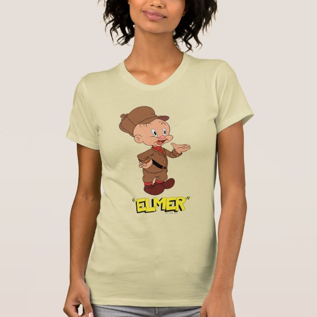 Camiseta LOONEY TUNES™ Retro Laughs| ELMER FUDD™ (Anverso)