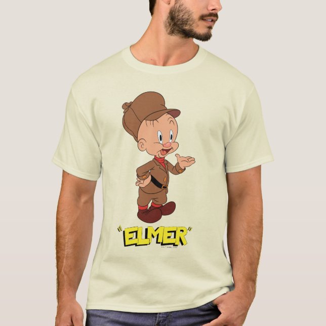 Camiseta LOONEY TUNES™ Retro Laughs| ELMER FUDD™ (Anverso)