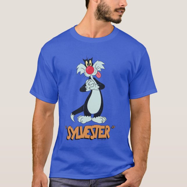 Camiseta LOONEY TUNES™ Risas Retro | SYLVESTER™ (Anverso)