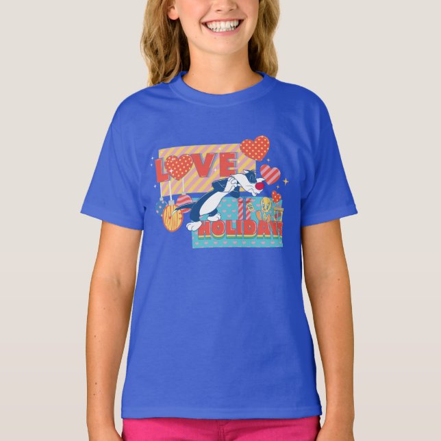 Camiseta LOONEY TUNES™ | SYLVESTER™ y TWEETET™Festividades  (Anverso)