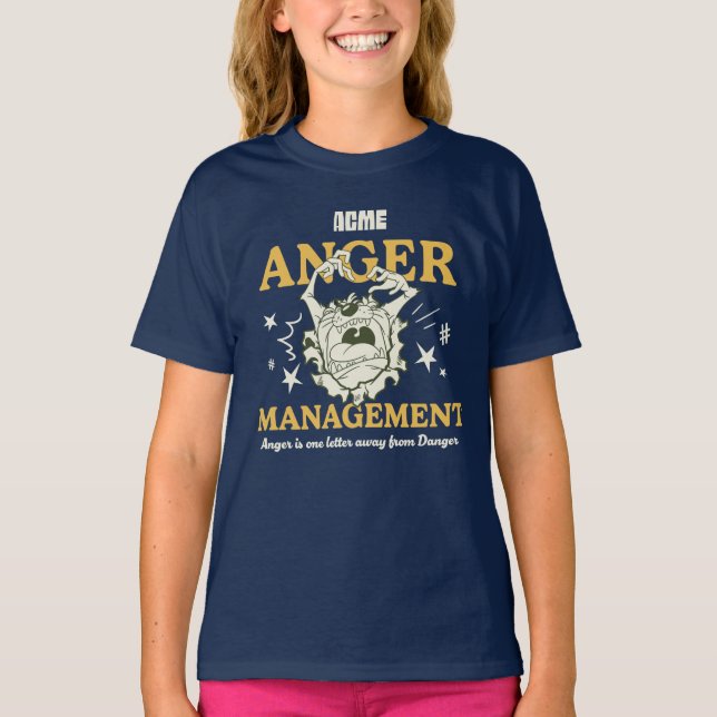 Camiseta LOONEY TUNES™ |TAZ™ ACME Anger Management (Anverso)