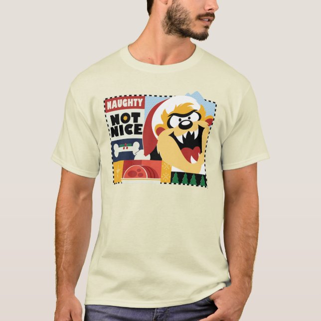 Camiseta LOONEY TUNES™ TAZ™ Naughty Not Nice (Anverso)