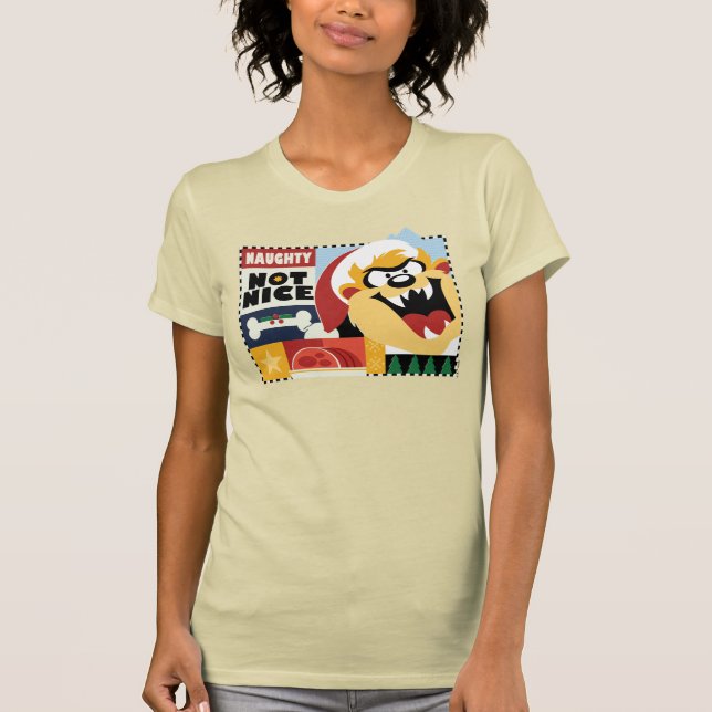 Camiseta LOONEY TUNES™ TAZ™ Naughty Not Nice (Anverso)