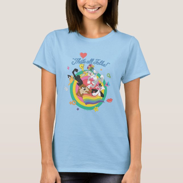 Camiseta LOONEY TUNES™ - ¡Todos son amigos! Pride Bullseye (Anverso)