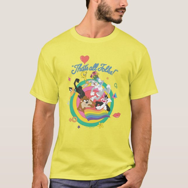 Camiseta LOONEY TUNES™ - ¡Todos son amigos! Pride Bullseye (Anverso)