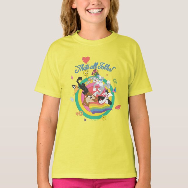 Camiseta LOONEY TUNES™ - ¡Todos son amigos! Pride Bullseye (Anverso)