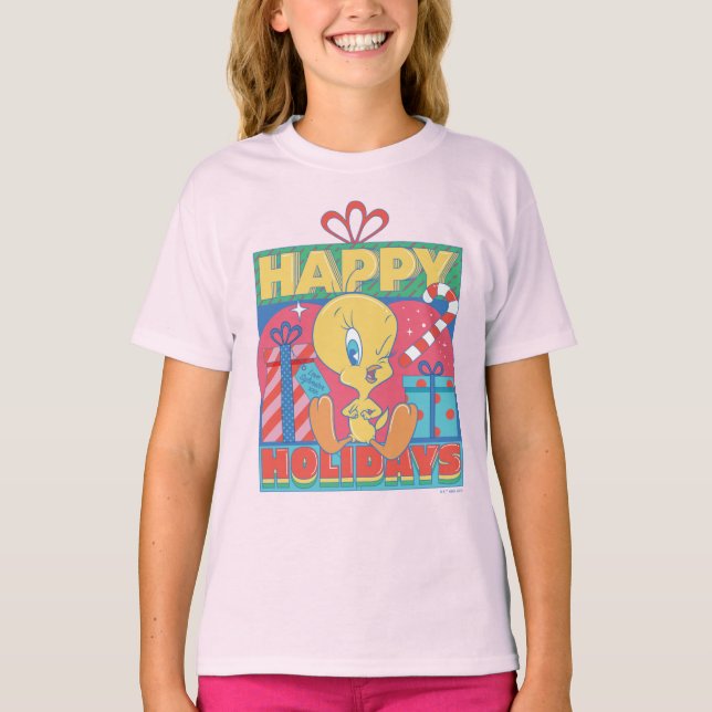 Camiseta LOONEY TUNES™ | TWEET™ Felices Fiestas (Anverso)
