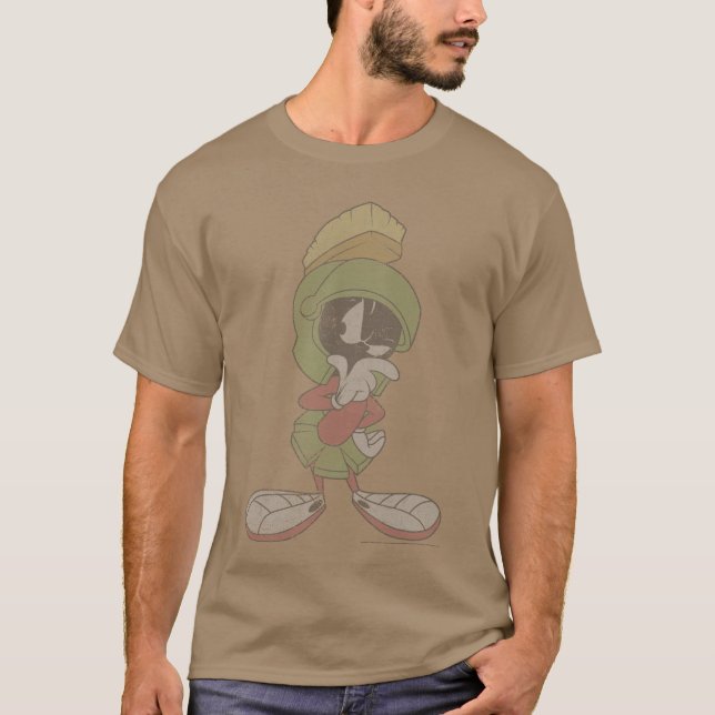 Camiseta Looneyunes Marvinhe Martian Vintage Portrait frien (Anverso)