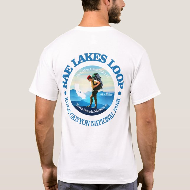 Camiseta Loop de Rae Lakes (C) (Reverso)