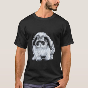 Camiseta Lop Eared Conejo de Conejo de Conejo