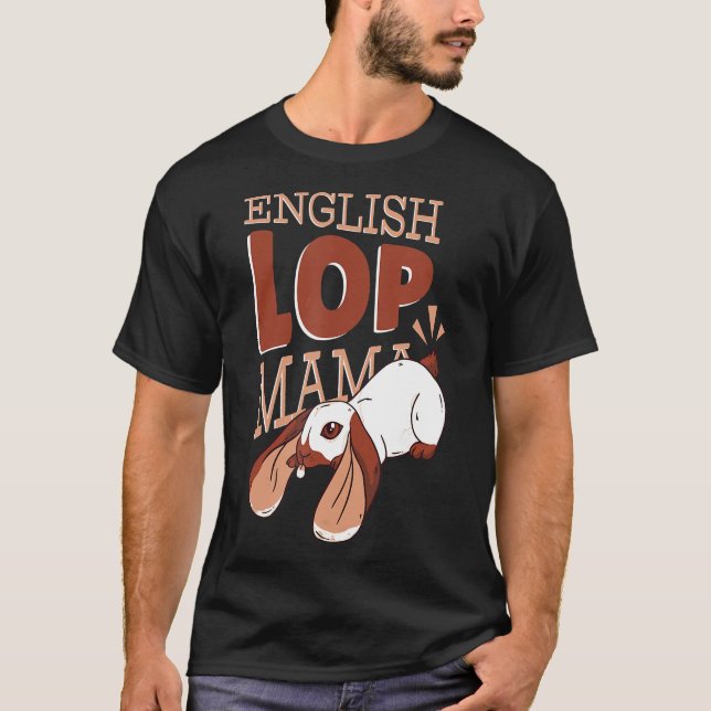 Camiseta Lop Mama Cute Rabbit Mom (Anverso)