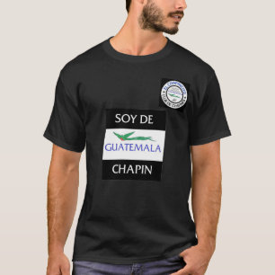 Camiseta López El Chapincito Soy De Guatemala Capilla Negra