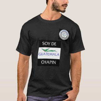 Camiseta López El Chapincito Soy De Guatemala Capilla Negra