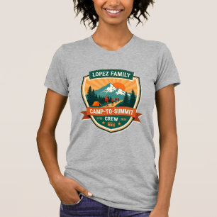 Camiseta Lopez Family Camp-A-Crew de la Cima Diseño de Insi