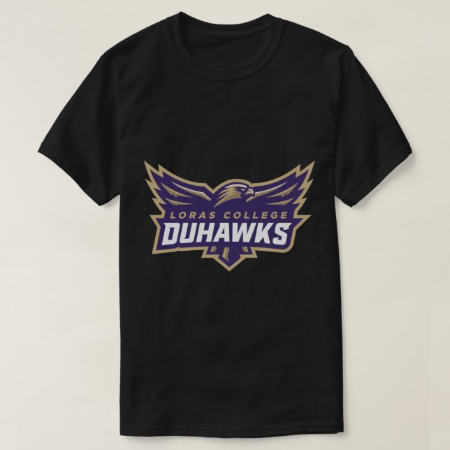 Camiseta Loras College duhawks Pullover Hoodie (Diseño del anverso)