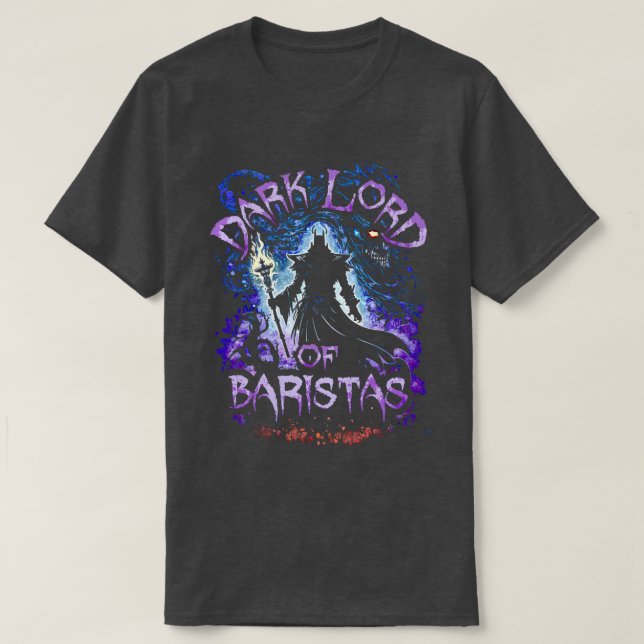 Camiseta Lord Baristas oscuro (Diseño del anverso)