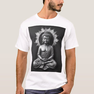 Camiseta Lord Buddha - Retrato de arte del carbón vegetal s