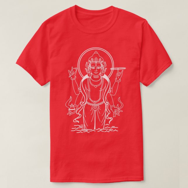 Camiseta Lord Dhanvantari white (Diseño del anverso)