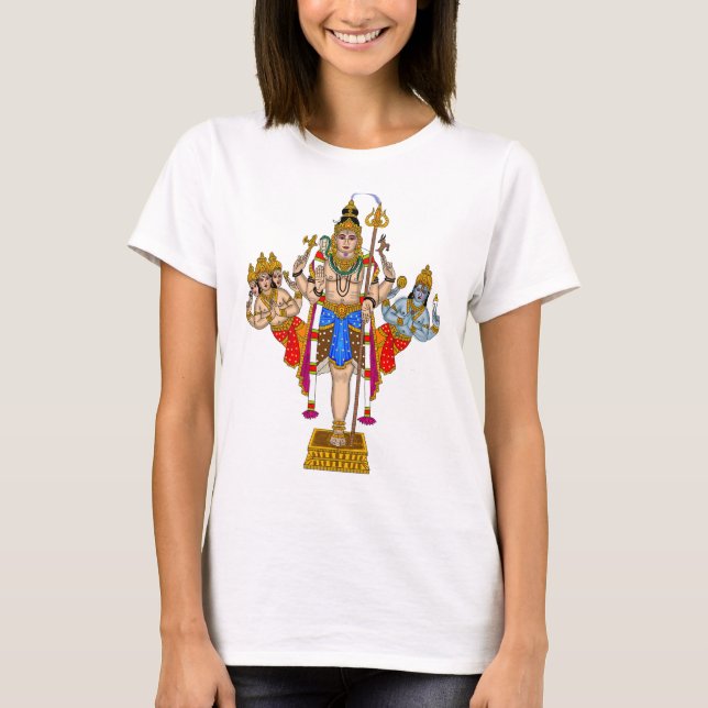 Camiseta Lord Ekpada Shiva T-Shirt – Divine Casual Wear for (Anverso)