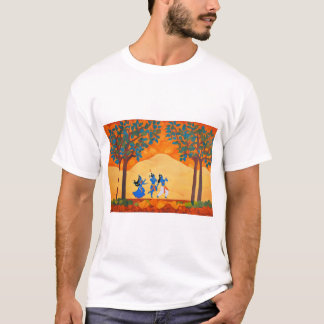 Camiseta Lord krishna dance con radha