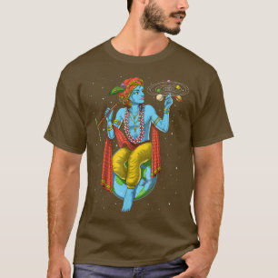 Camiseta Lord Krishna Hindu Dios Hinduismo Yoga espiritual 