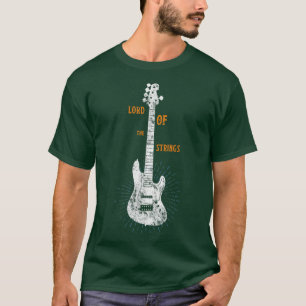 Camiseta Lord Of The Strings TBas Electric Guitar Playert