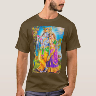 Camiseta Lord Radsha Krishna Hindu Gods Hinduism Religion