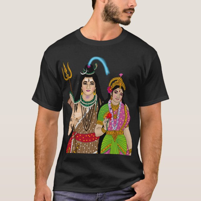 Camiseta Lord Shiv Parvati T-Shirt (Anverso)