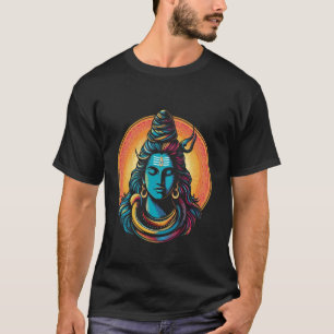 Camiseta Lord Shiva Hindu God Mahadeva Trident Hinduism Dev