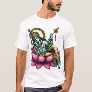 Camiseta "Lord Vishnu descansa en el Lotus: Símbolo de Cosm