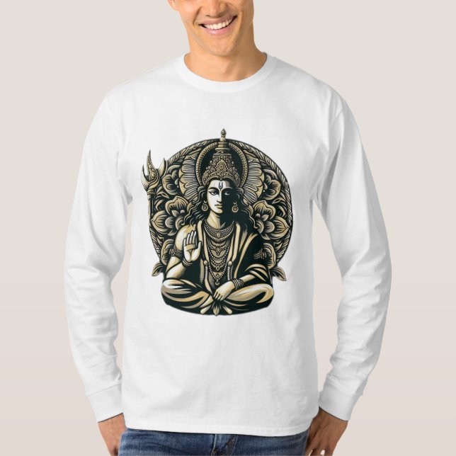 Camiseta Lord Vishnu: El sustentador multiuniversal" (Anverso)