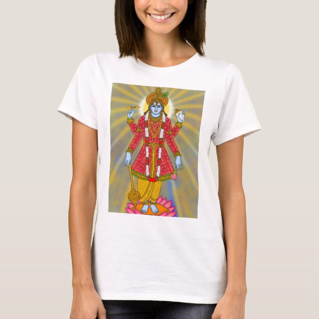 Camiseta Lord Vishnu T-Shirt | Divine Casual Wear | Spiritu (Anverso)