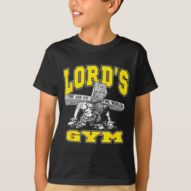 Camiseta Lords Gym - Lord's The Sin Of World Jesus  (Anverso)