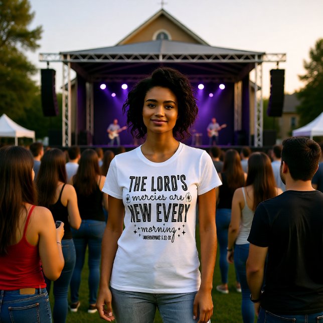 Camiseta Lord's Mercies New Every Morning Lamentations (Subido por el creador)