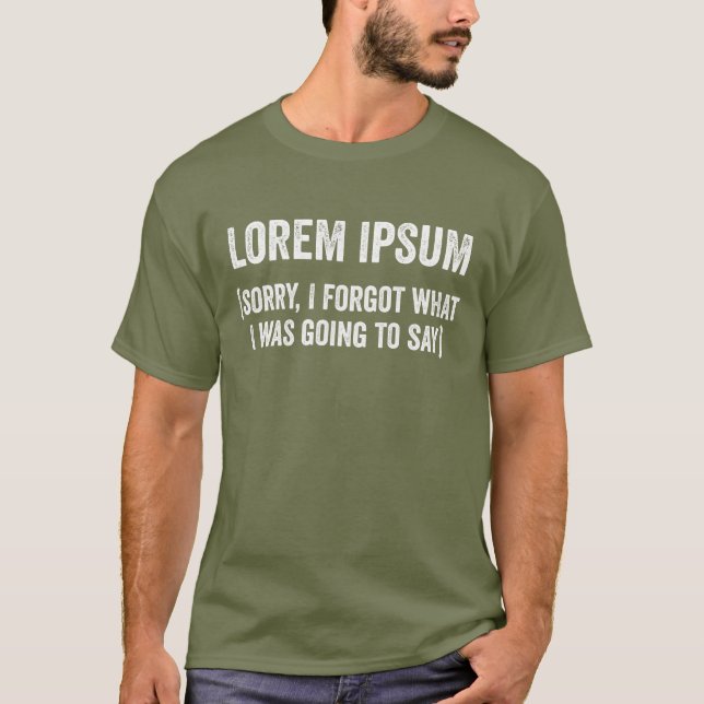 Camiseta Lorem Ipsum (Anverso)