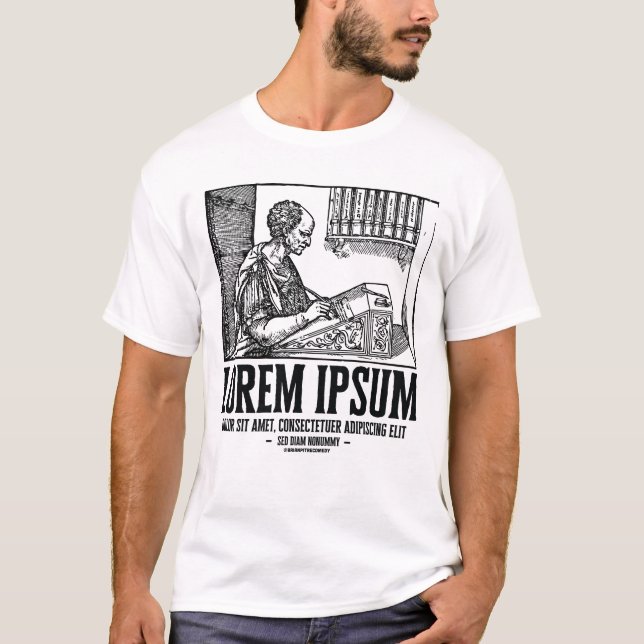 Camiseta Lorem Ipsum Philosopher (Anverso)