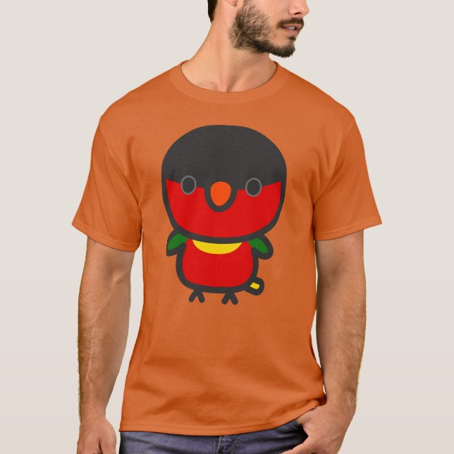Camiseta Lori de babero amarillo (Anverso)