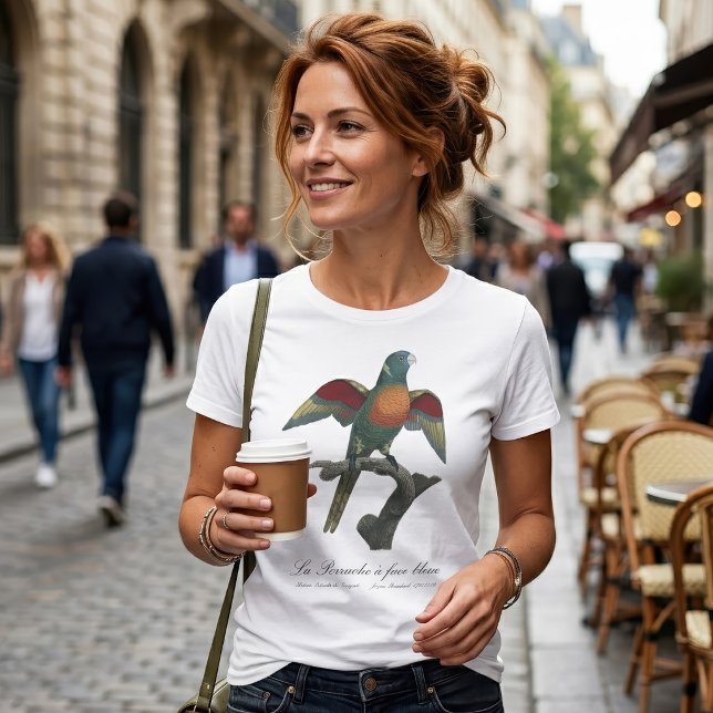 Camiseta Lori de coco, Trichoglossus haematodus (Coconut Lorikeet, Trichoglossus haematodus. Women Basic White T-Shirt)