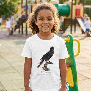 Camiseta Lori negro o Lori de plumas rojas, Chalcopsitta at