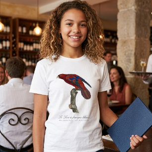 Camiseta Lori Rojo de Cola Larga, Trichoglossus borneus
