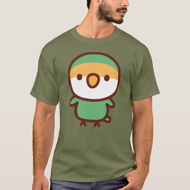 Camiseta Loriculo carafacho azul (Anverso)