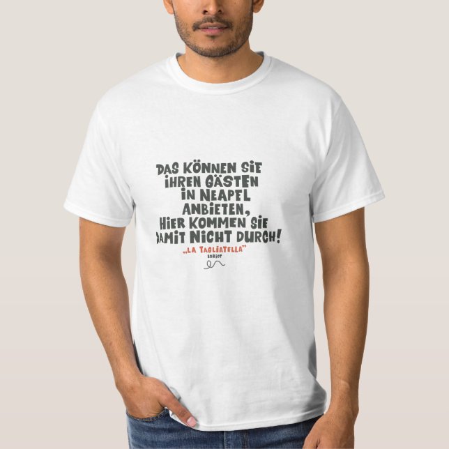 Camiseta Loriot - Die Nudel -T-Shirt (Anverso)