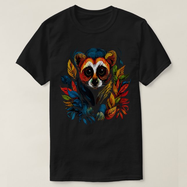 Camiseta Loris lento (Diseño del anverso)