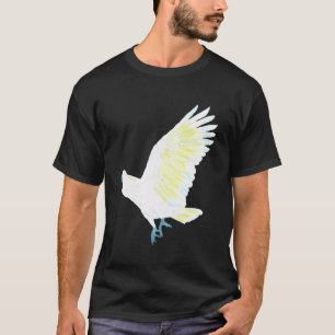 Camiseta Loro acuático de Cockatoo amarillo con crema de az