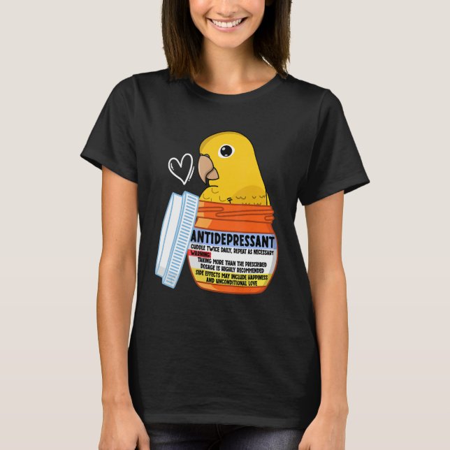 Camiseta Loro antidepresivo curado (Anverso)